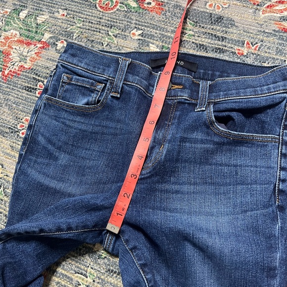 J Brand raw frayed hem skinny ankle denim jeans - Picture 9 of 10